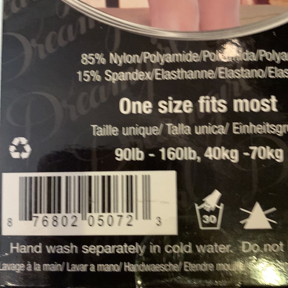 GLAMOROUS DREAMGIRL Brand New light pink stay up stockings. - Picture 8 of 10